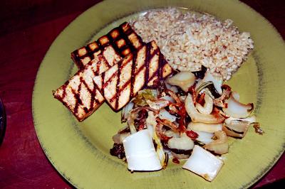 Grilled Tofu, Rice!