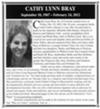 Cathy Lynn Bray, battled Crohns for 24 years...